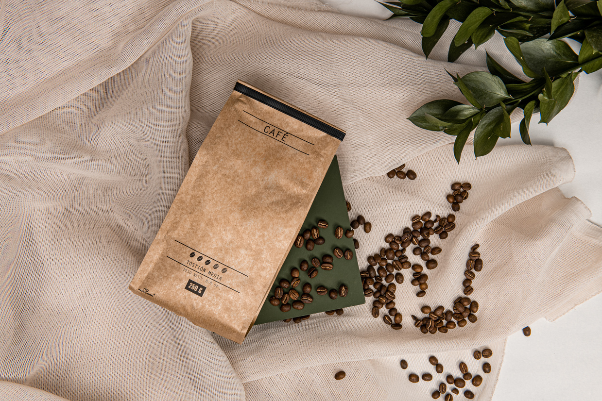 Bag of Coffee Beans Packaging